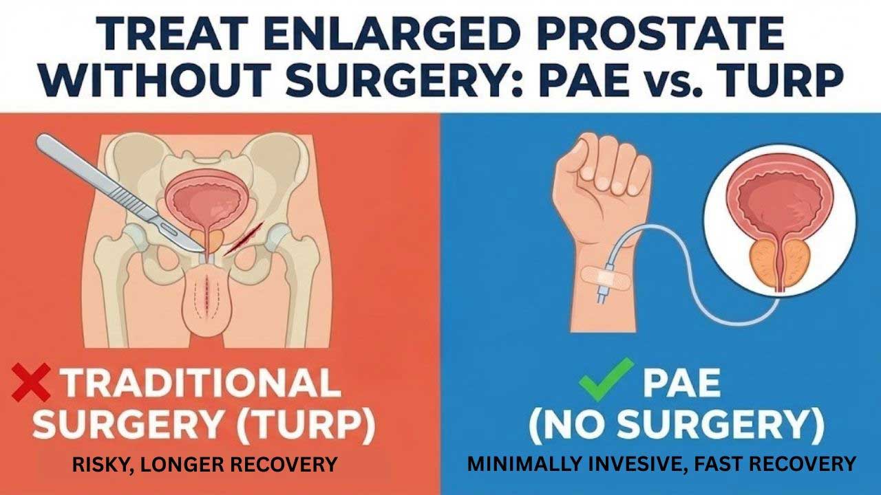 Prostate Artery Embolization: Treat Enlarged Prostate Without Surgery
