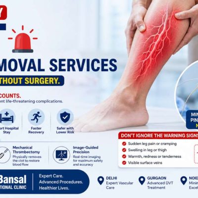 Emergency DVT Treatment Delhi | Fast Leg Clot Removal