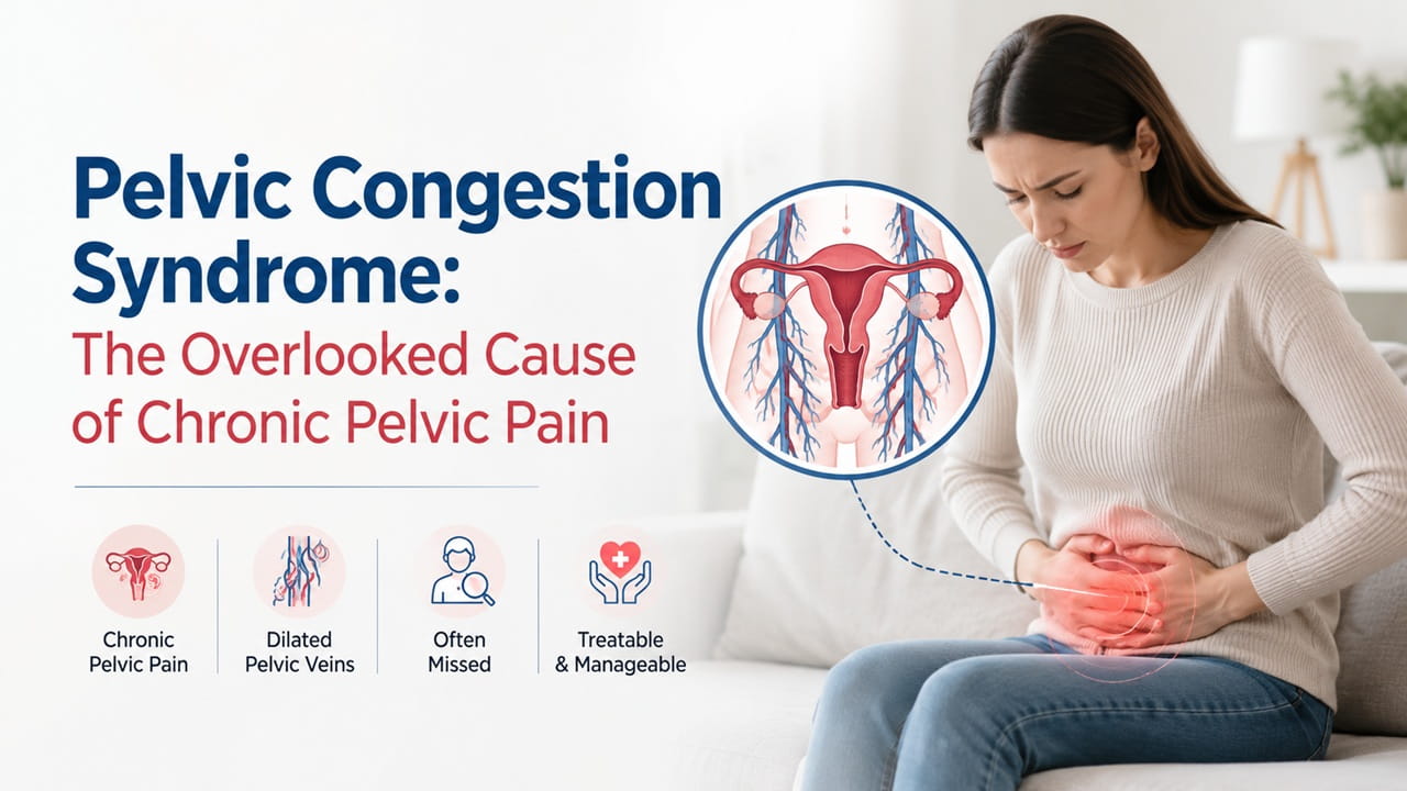 Pelvic Congestion Syndrome causing chronic pelvic pain