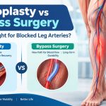 Angioplasty vs bypass surgery for blocked leg arteries